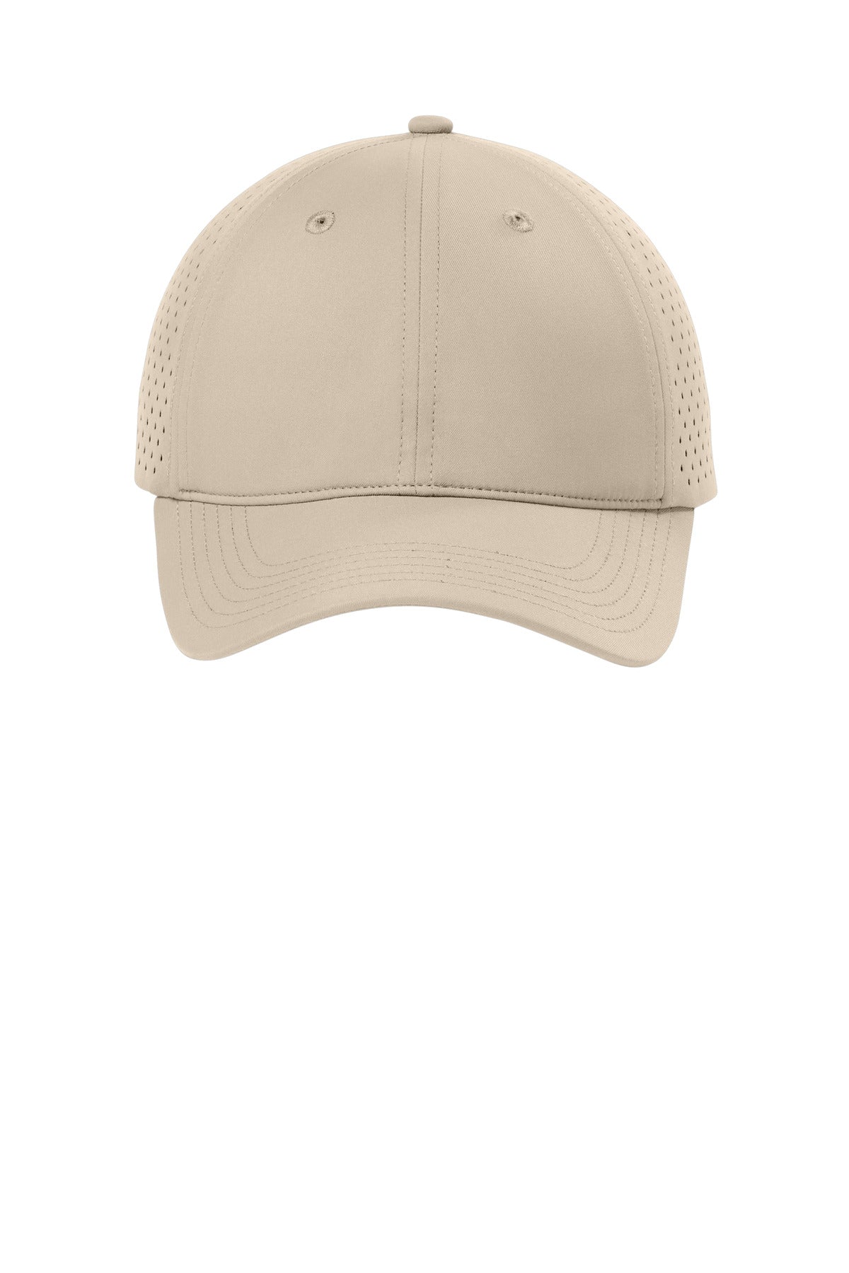 Front View of Stone Port Authority All-Day Performance UPF Perforated Cap C995