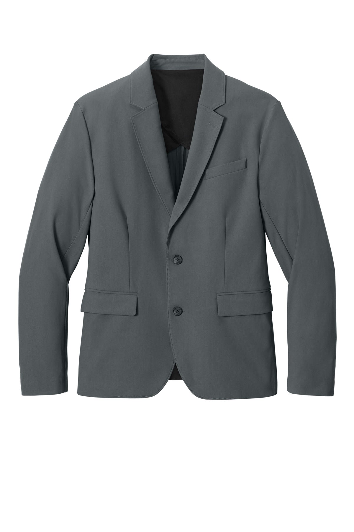 Front View of StormGrey Mercer+Mettle Capital Tech Blazer MM3032