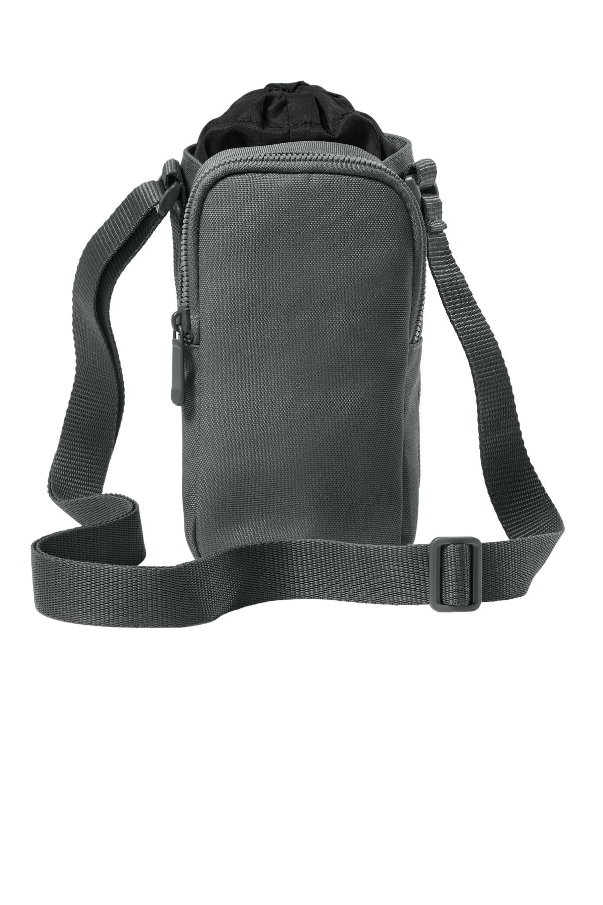 Front View of StormGrey Port Authority Matte Oxford Hydration Crossbody BG941