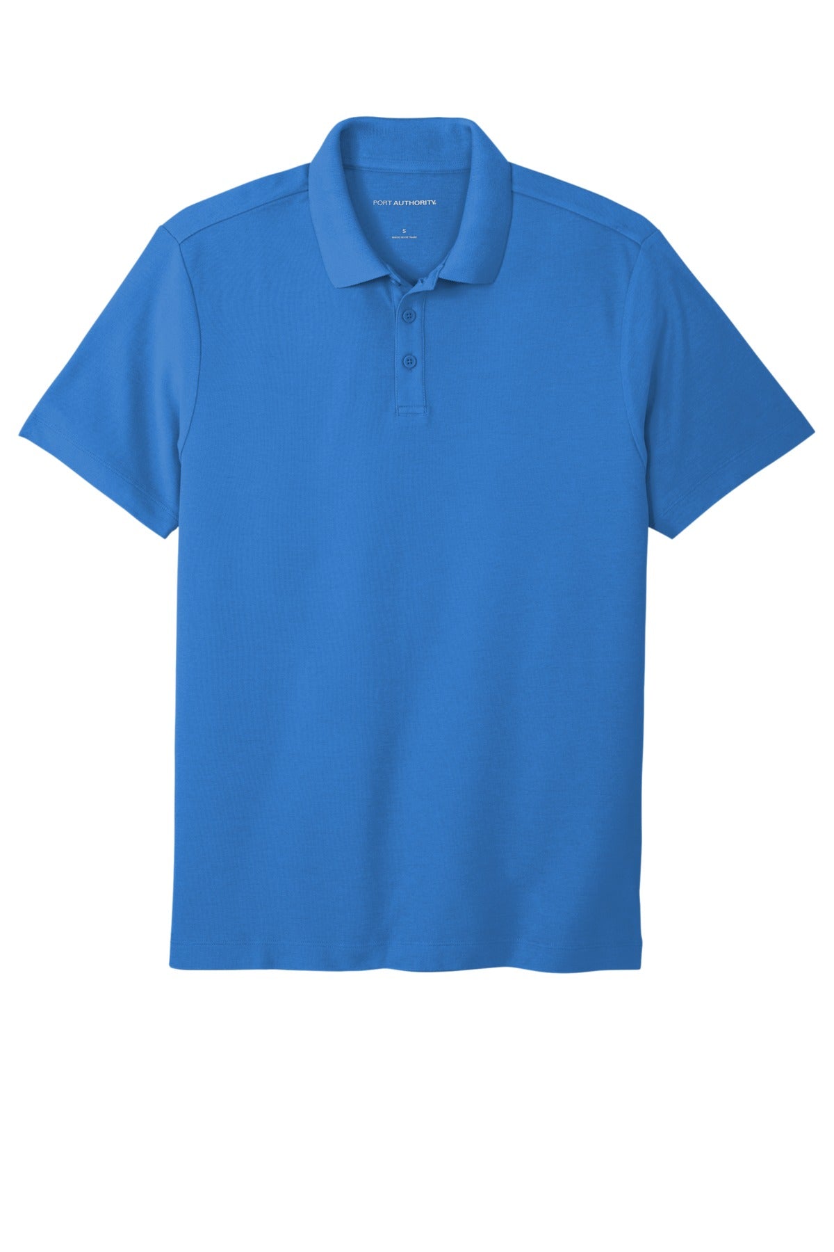 Front View of StrongBlue Port Authority SuperPro React Polo. K810
