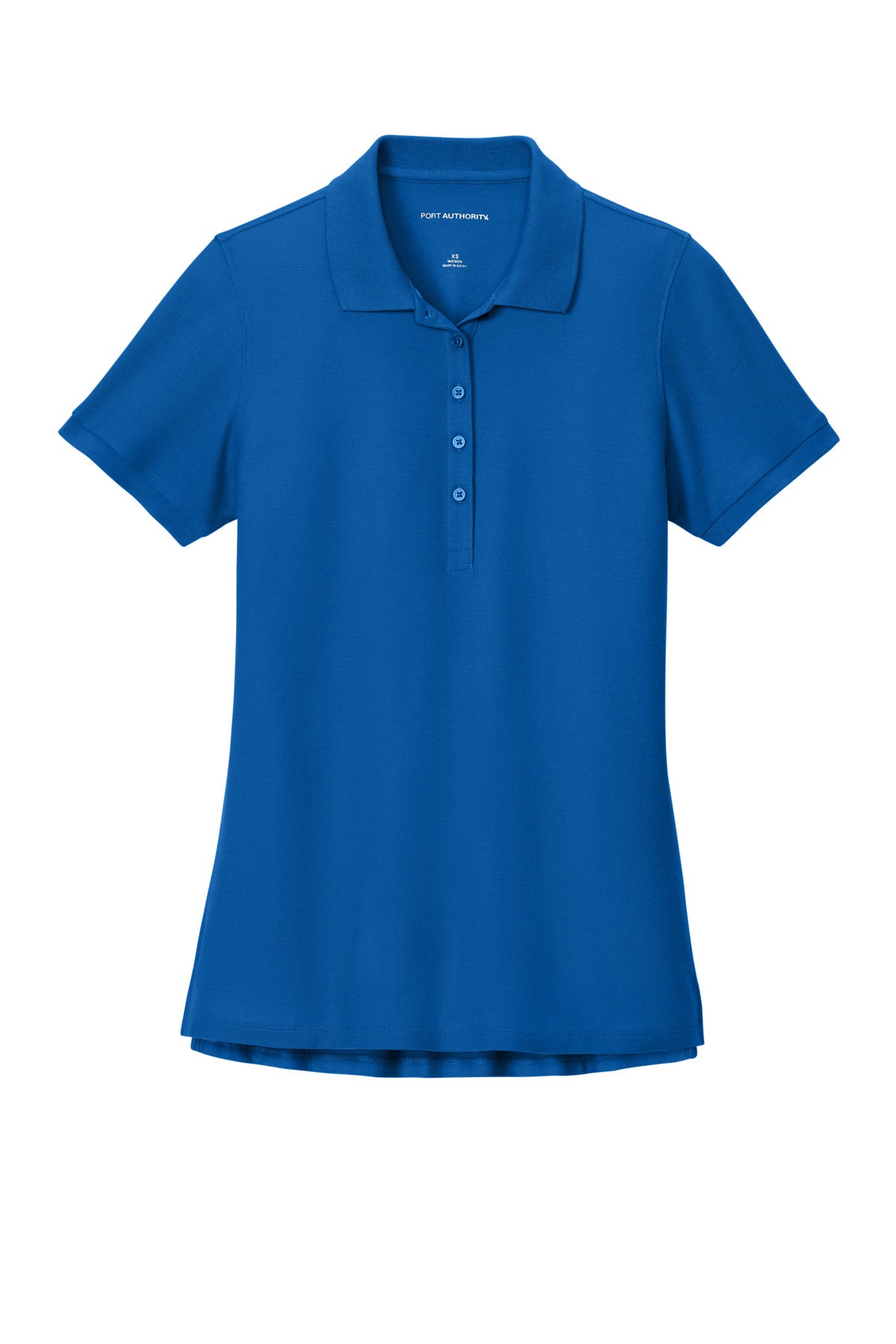 Front View of StrongBlue Port Authority Women's Wearever Signature Pique Polo LK200