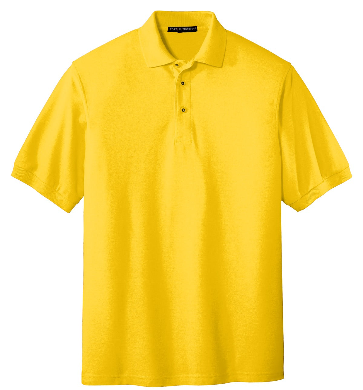 Front View of Sunflower Yllw Port Authority Extended Size Silk Touch Polo K500ES