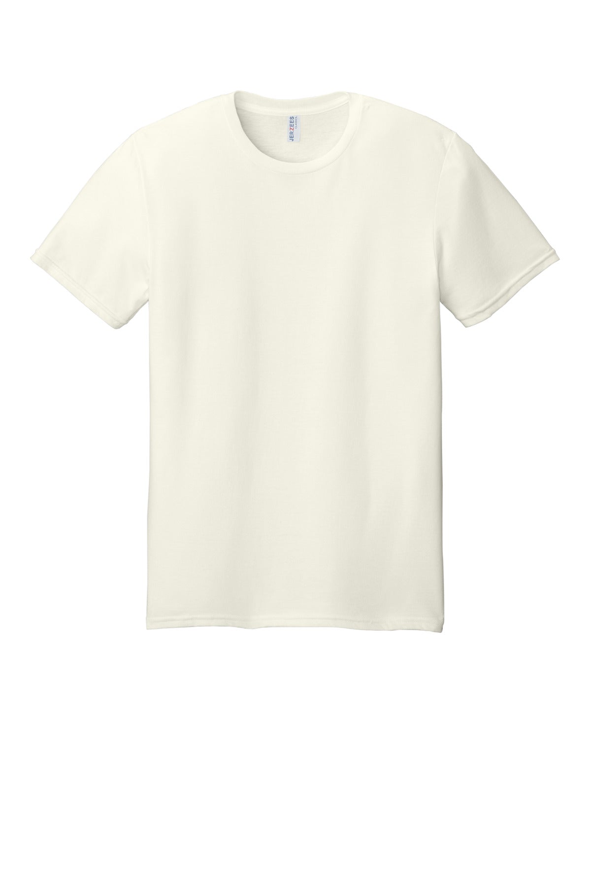Front View of SwtCrmHthr Jerzees Classics Unisex Cotton T-Shirt 363M