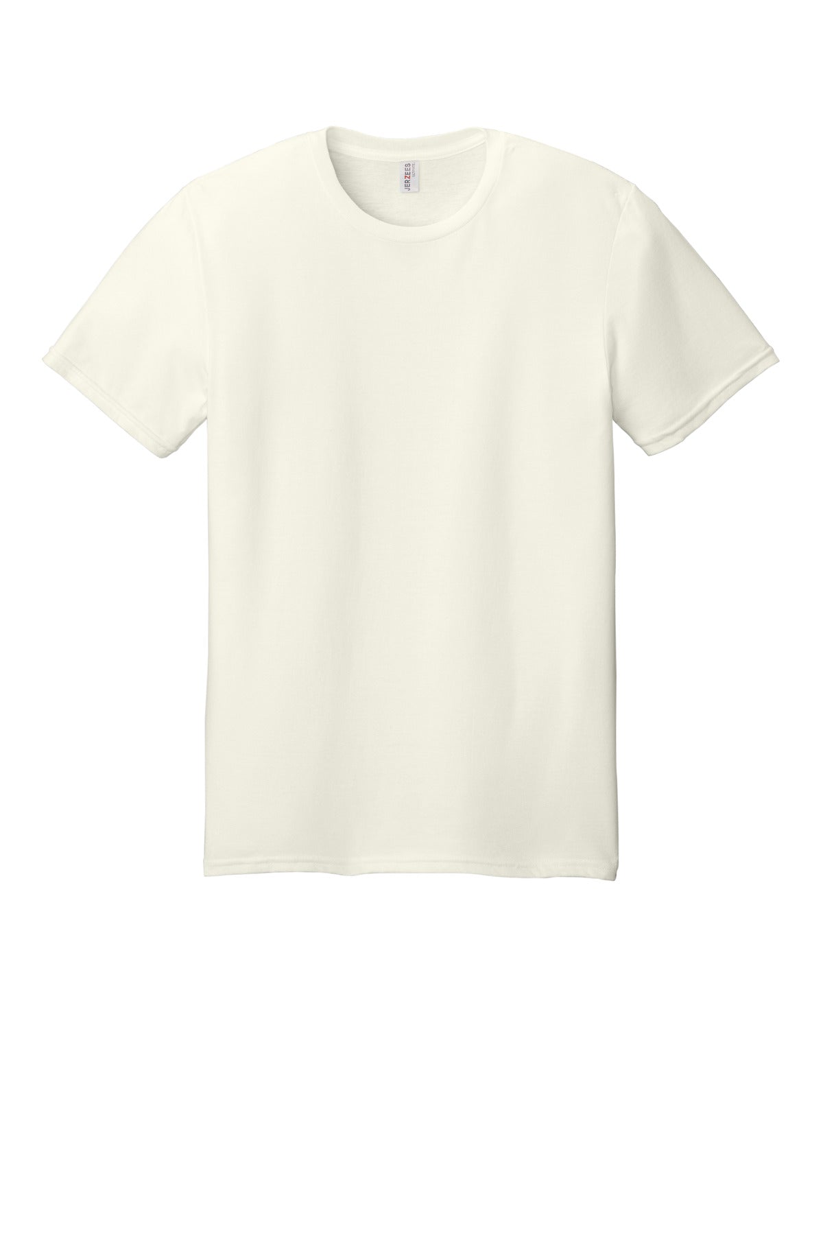 Front View of SwtCrmHthr Jerzees Ultimate Unisex Ring Spun T-Shirt IC46M