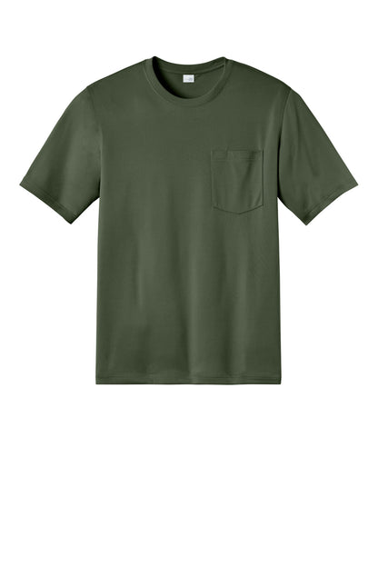 Front View of TacticalGn CornerStone Workwear Pro Short Sleeve Pocket Tee CS440P
