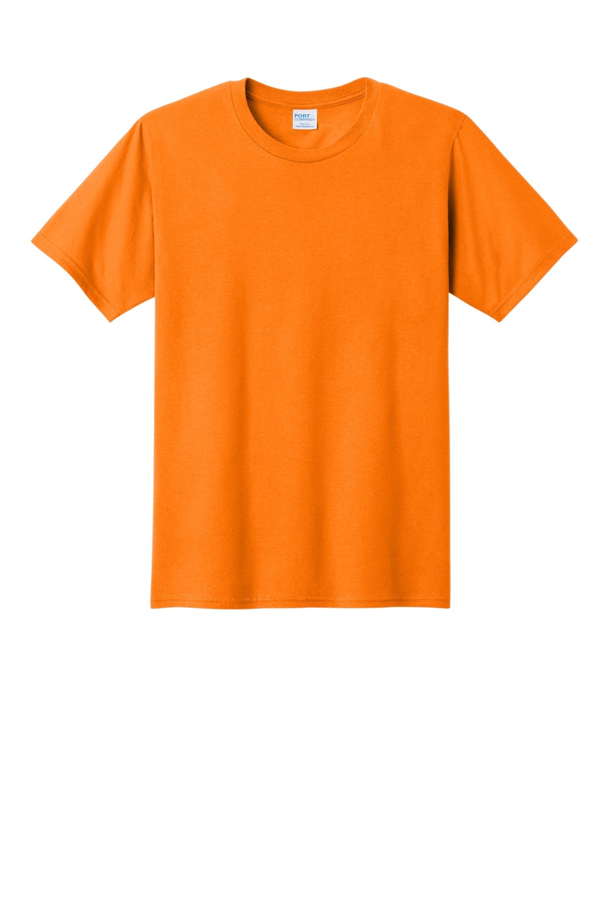 Front View of Tennessee Orng Port & Co Fan Favorite Tee. PC450