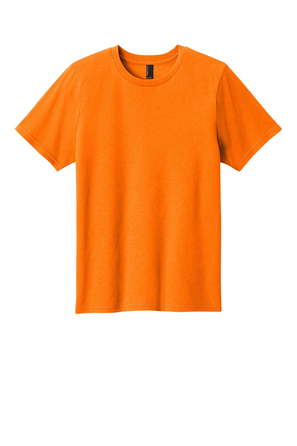 Front View of TennOrange Port & Co Youth Easy Cotton Tee PC43Y