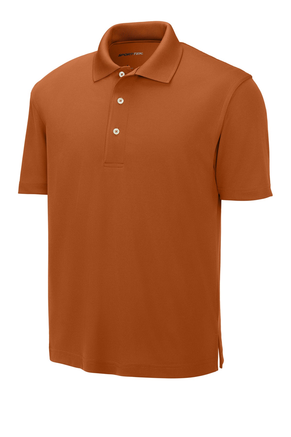 Front View of Texas Orange Sport-Tek Dri-Mesh Polo. K469