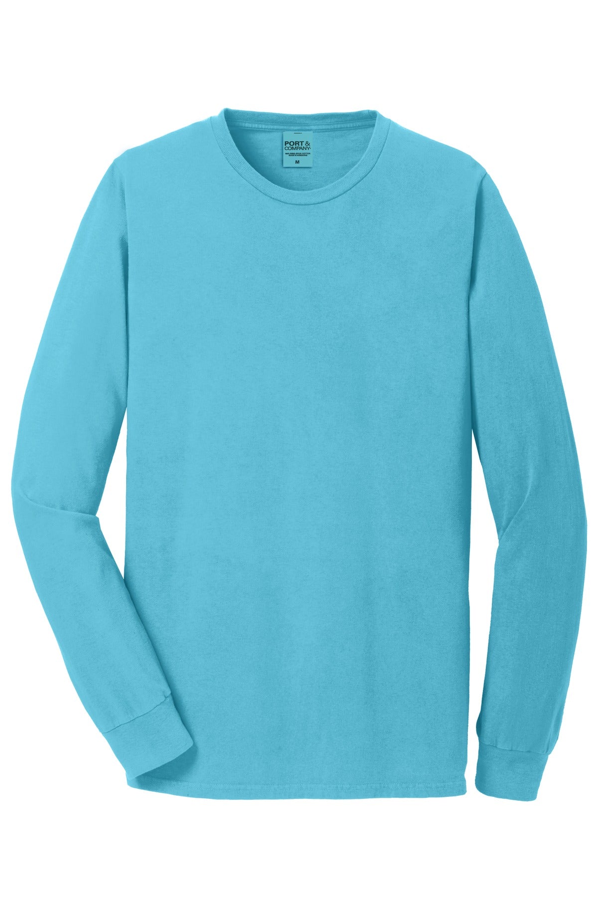Front View of Tidal Wave Port & Co Beach Wash Garment-Dyed Long Sleeve Tee PC099LS