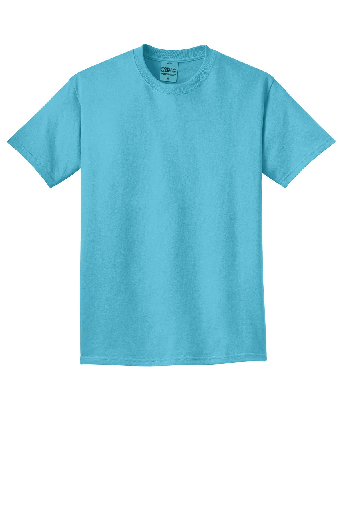 Front View of Tidal Wave Port & Co Beach Wash Garment-Dyed Tee. PC099