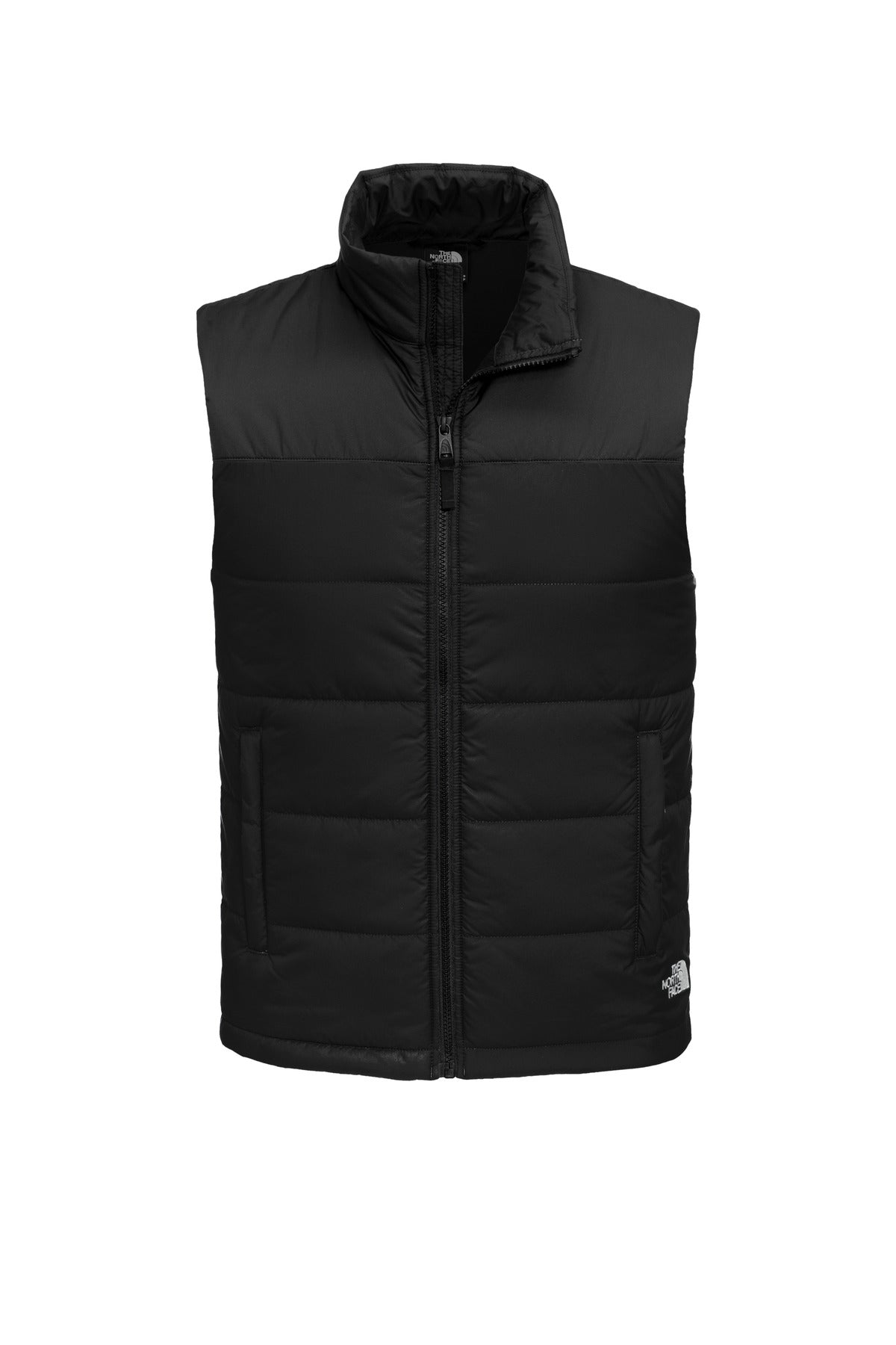 Front View of TNF Black The North Face Everyday Insulated Vest. NF0A529A