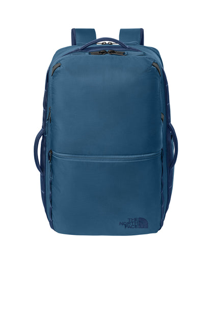 Front View of TNFBlack The North Face 35L Travel Backpack NF0A8EZK
