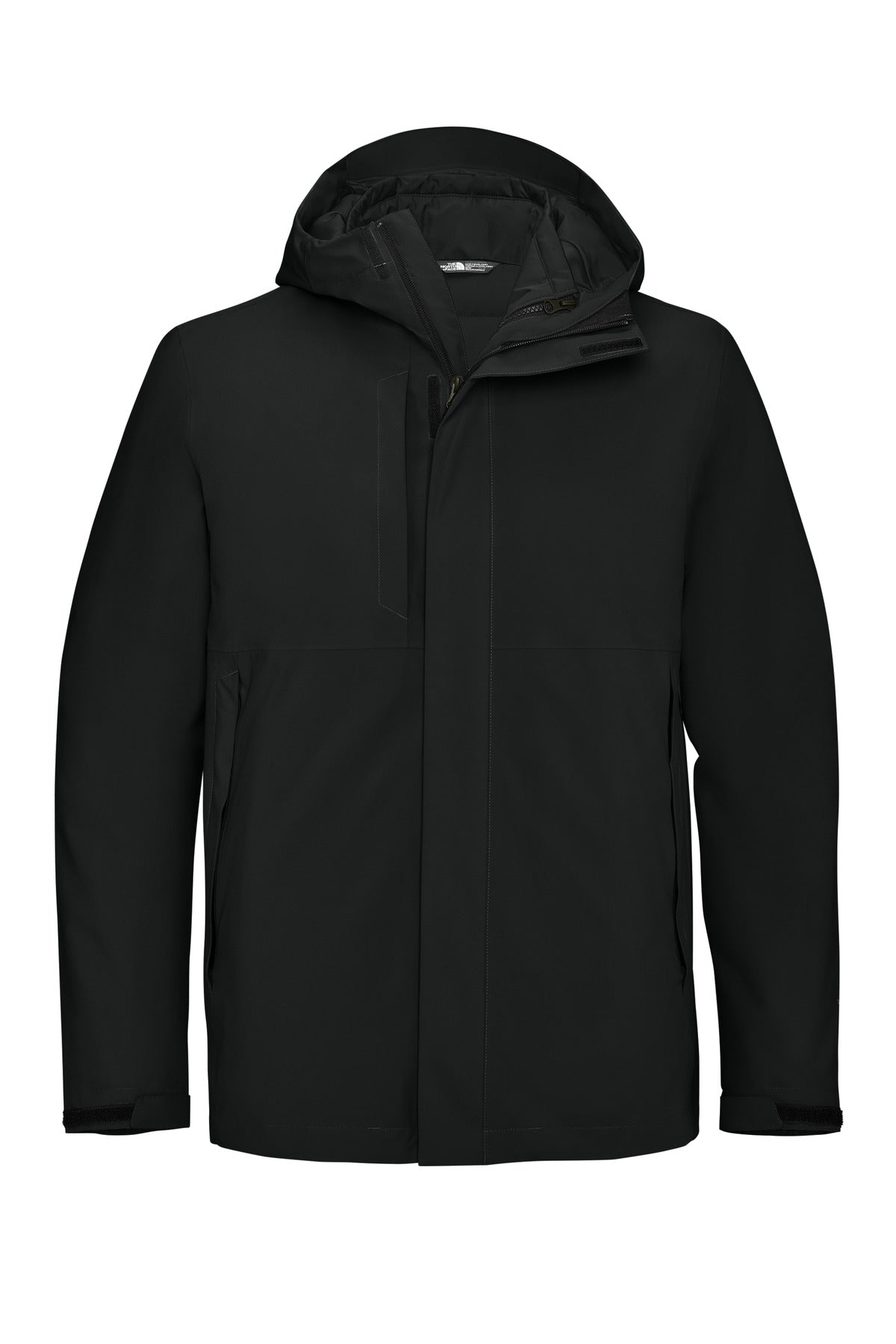 Front View of TNFBlack The North Face Castle Valley Triclimate 3-in-1 Jacket NF0A8FQH