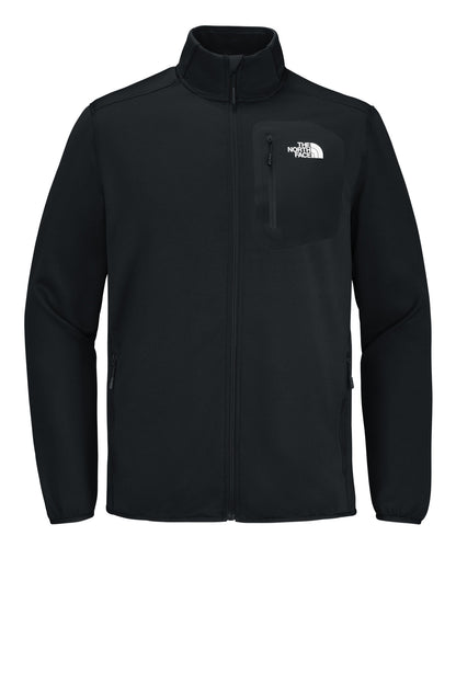 Front View of TNFBlack The North Face Dove Creek Full-Zip Fleece Jacket NF0A8FQN
