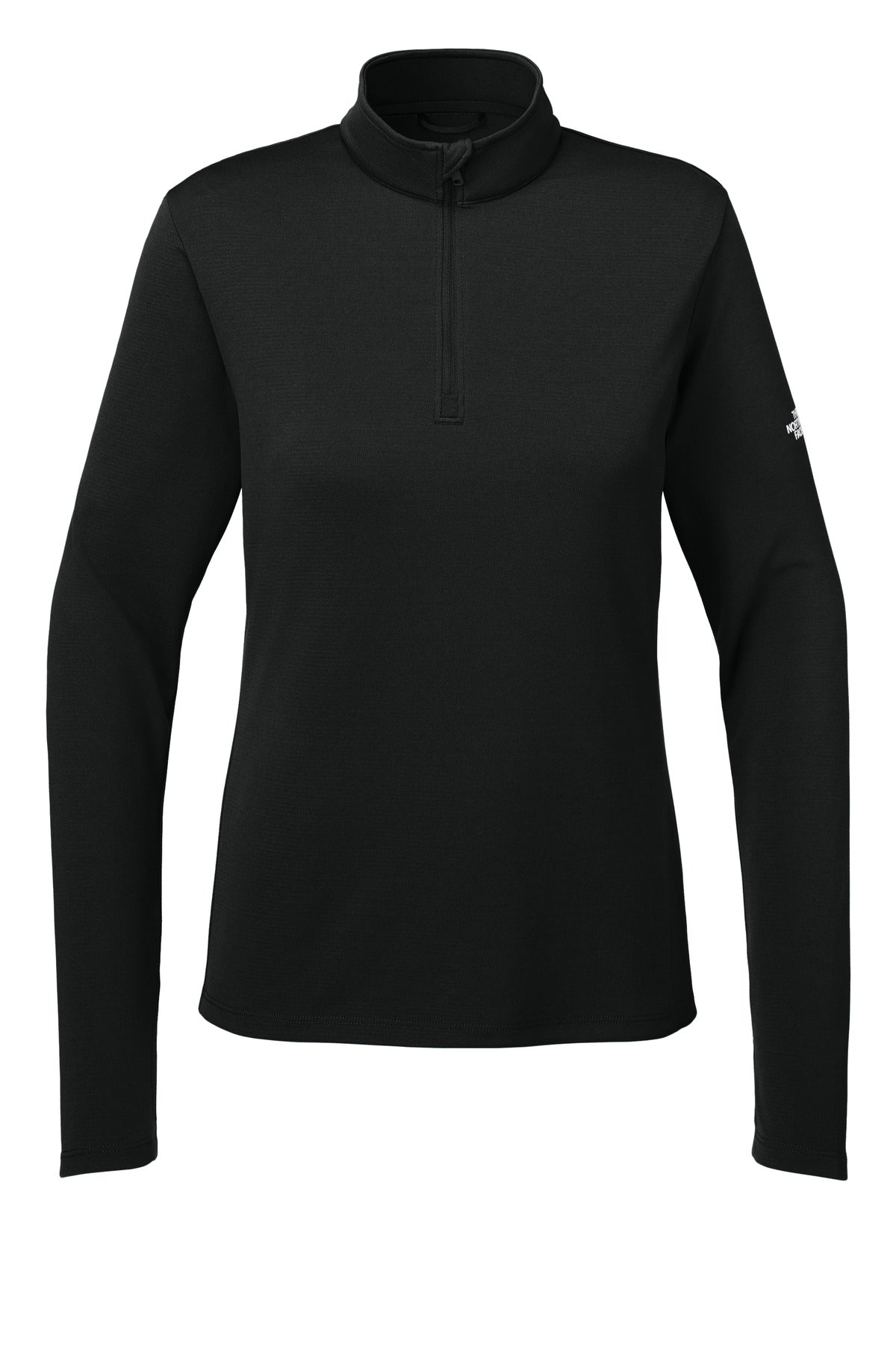 Front View of TNFBlack The North Face Women's Ambition 1/4-Zip NF0A8ENQ