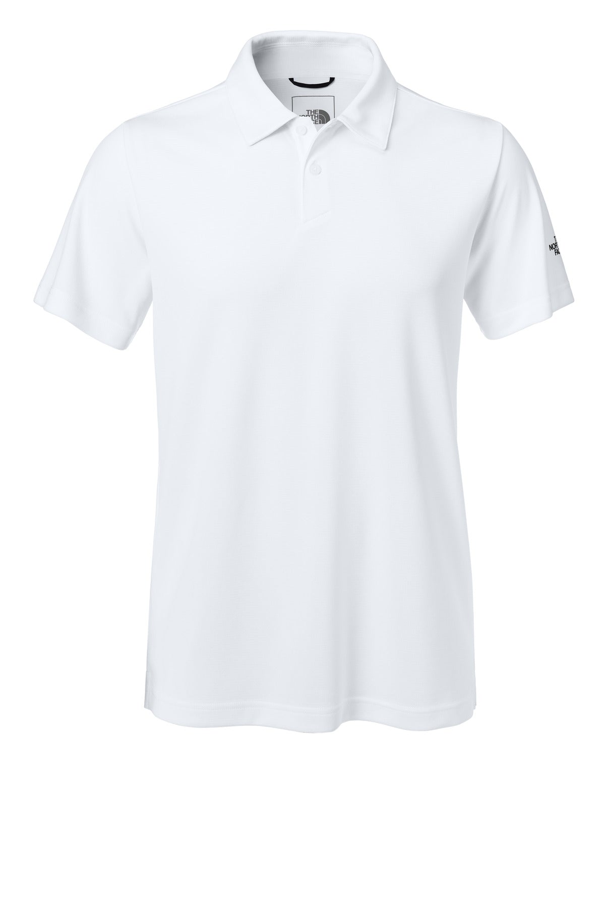 Front View of TNFWhite The North Face Ambition Polo NF0A8ENM