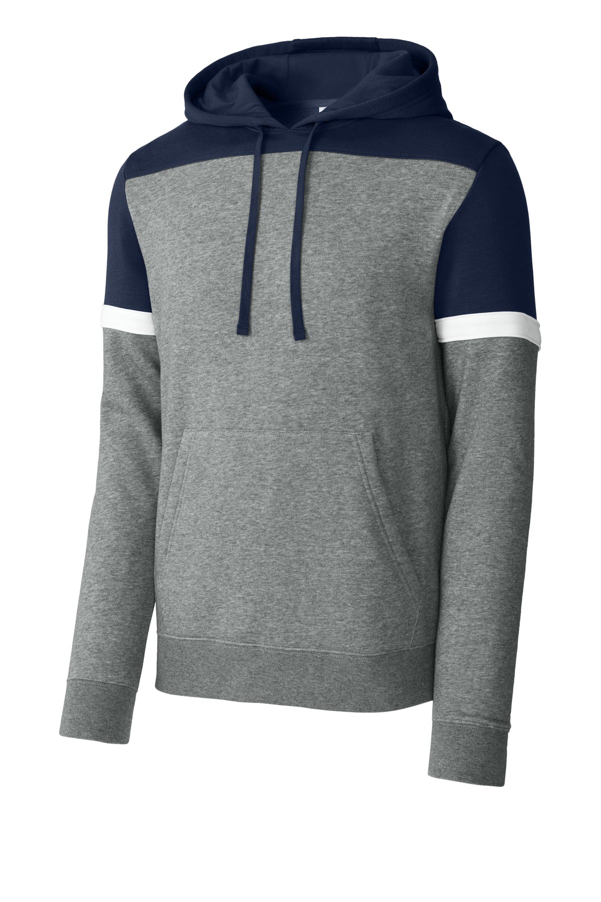 Front View of TNv/VtgH Sport-Tek Drive Fleece Colorblock Hoodie STF205