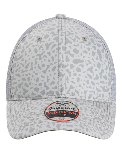 Front View of Trout Grey The Passenger Side Cap - 4074