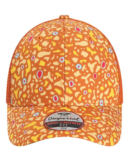 Front View of Trout Skin The Passenger Side Cap - 4074