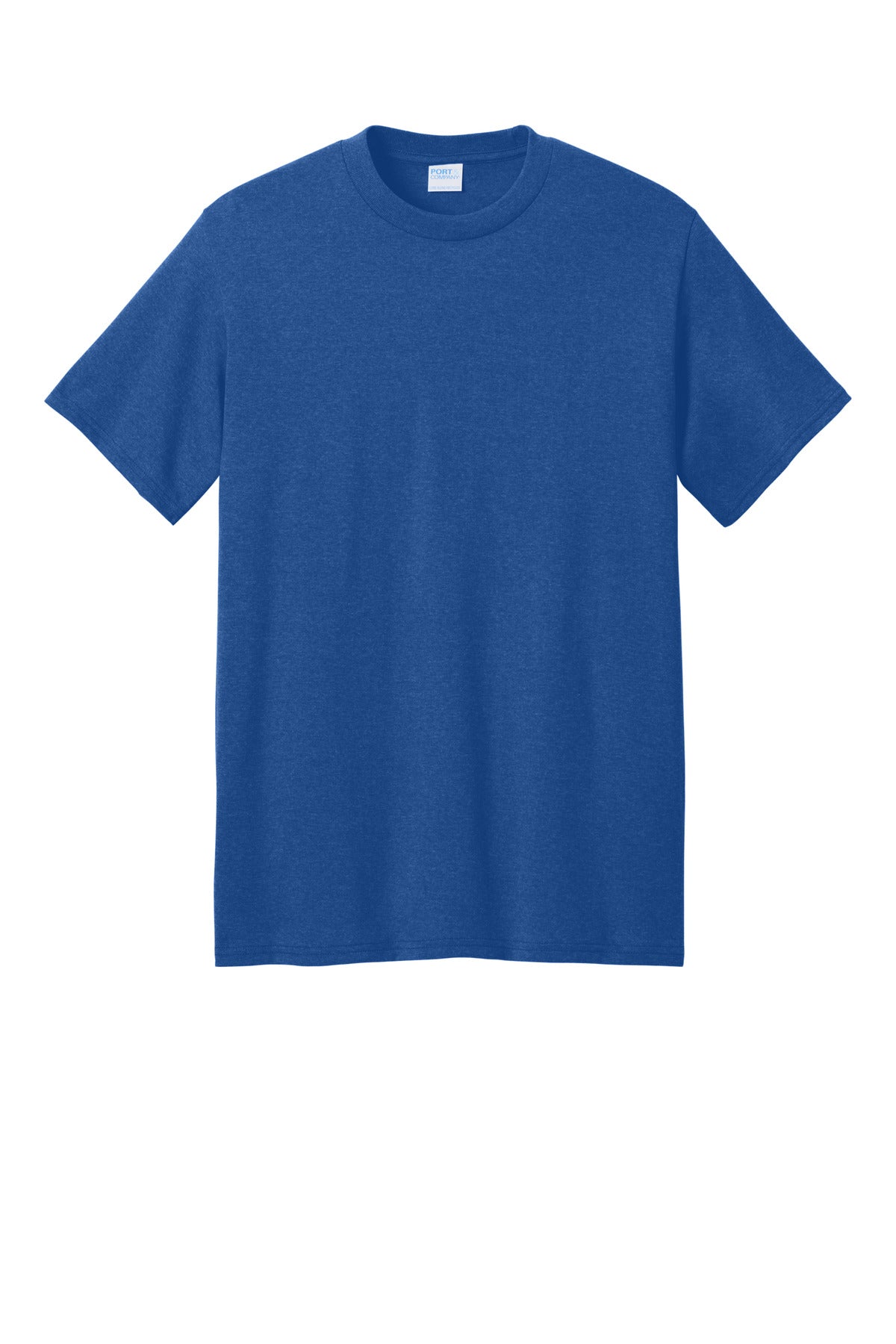 Front View of TRoyHthr Port & Co Core Blend Recycled Tee PC01