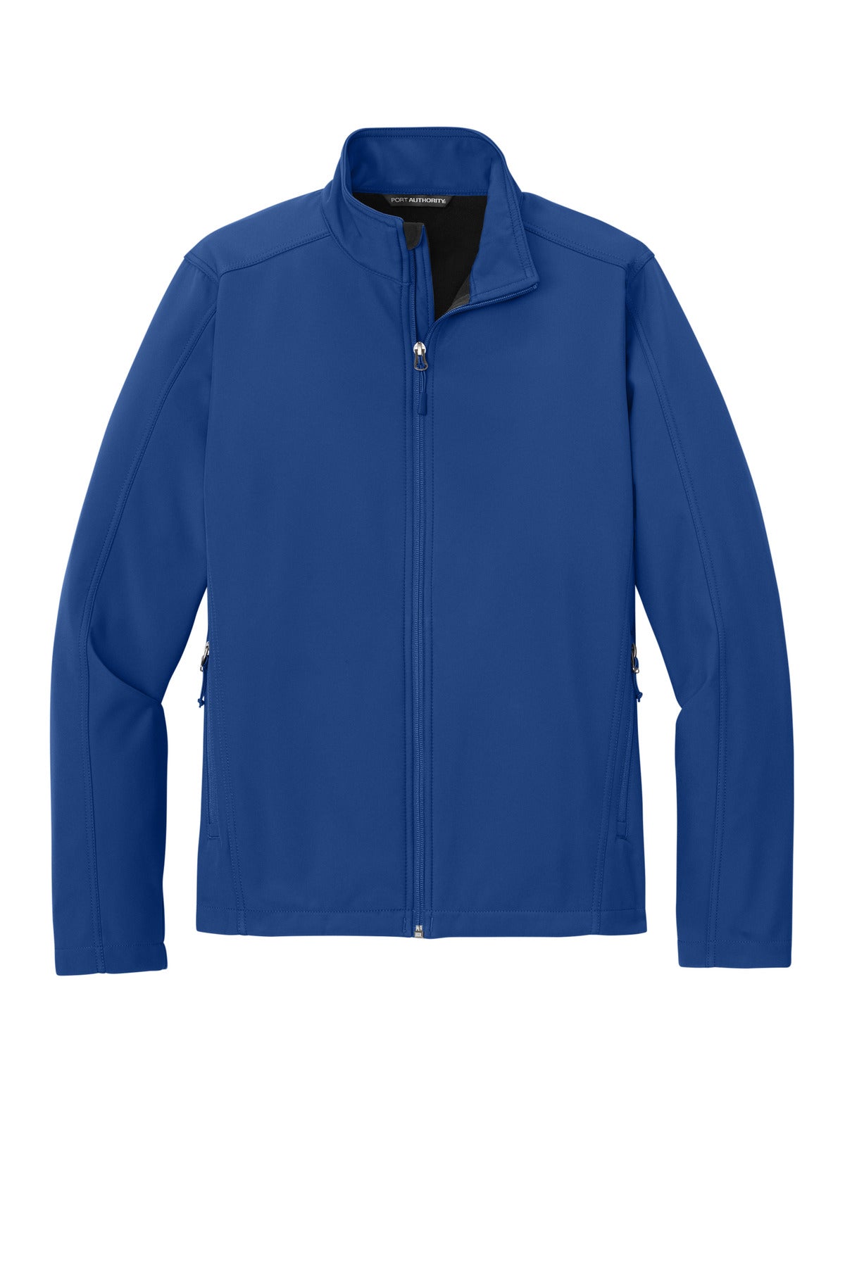 Front View of True Royal Port Authority Core Soft Shell Jacket. J317