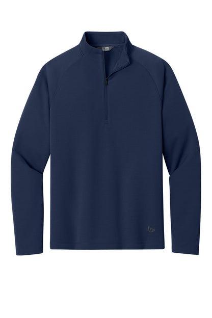 Front View of TrueNavy New Era Stand Out 1/4-Zip NEA515