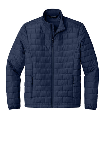Front View of TrueNavy Port Authority C-FREE Brick Jacket J854