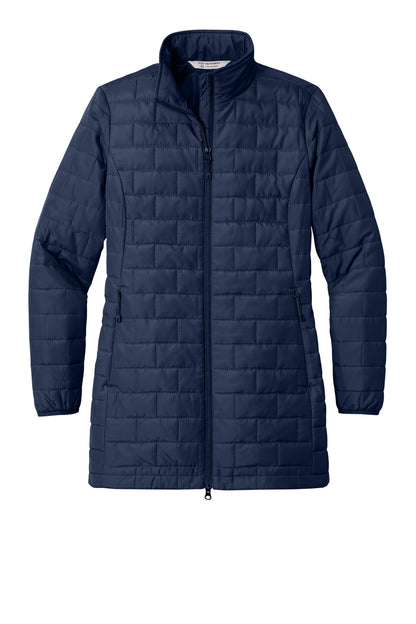 Front View of TrueNavy Port Authority Women's C-FREE Brick Jacket L854