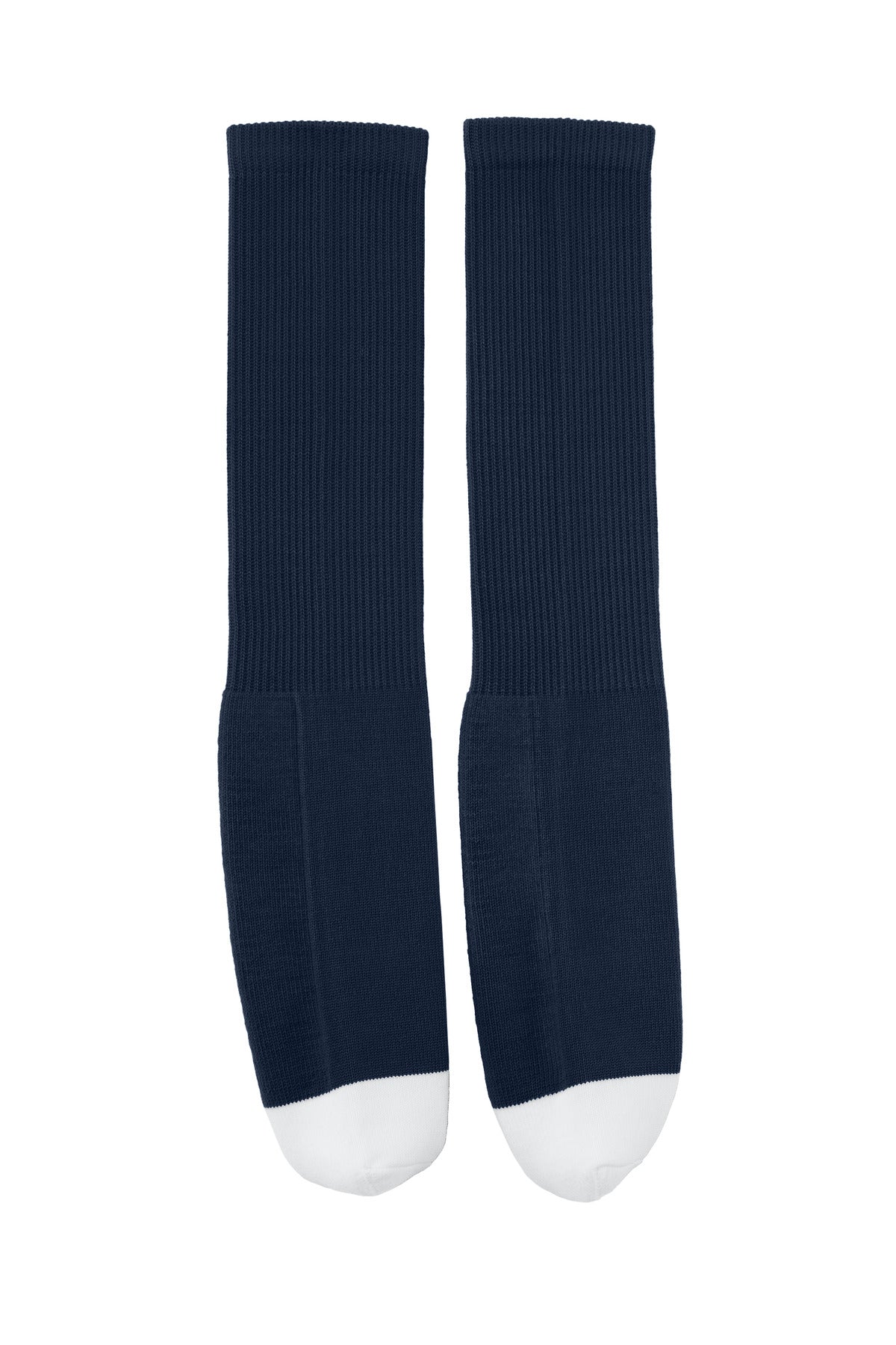 Front View of TrueNavy Sport-Tek All Sport OTC Socks STA05