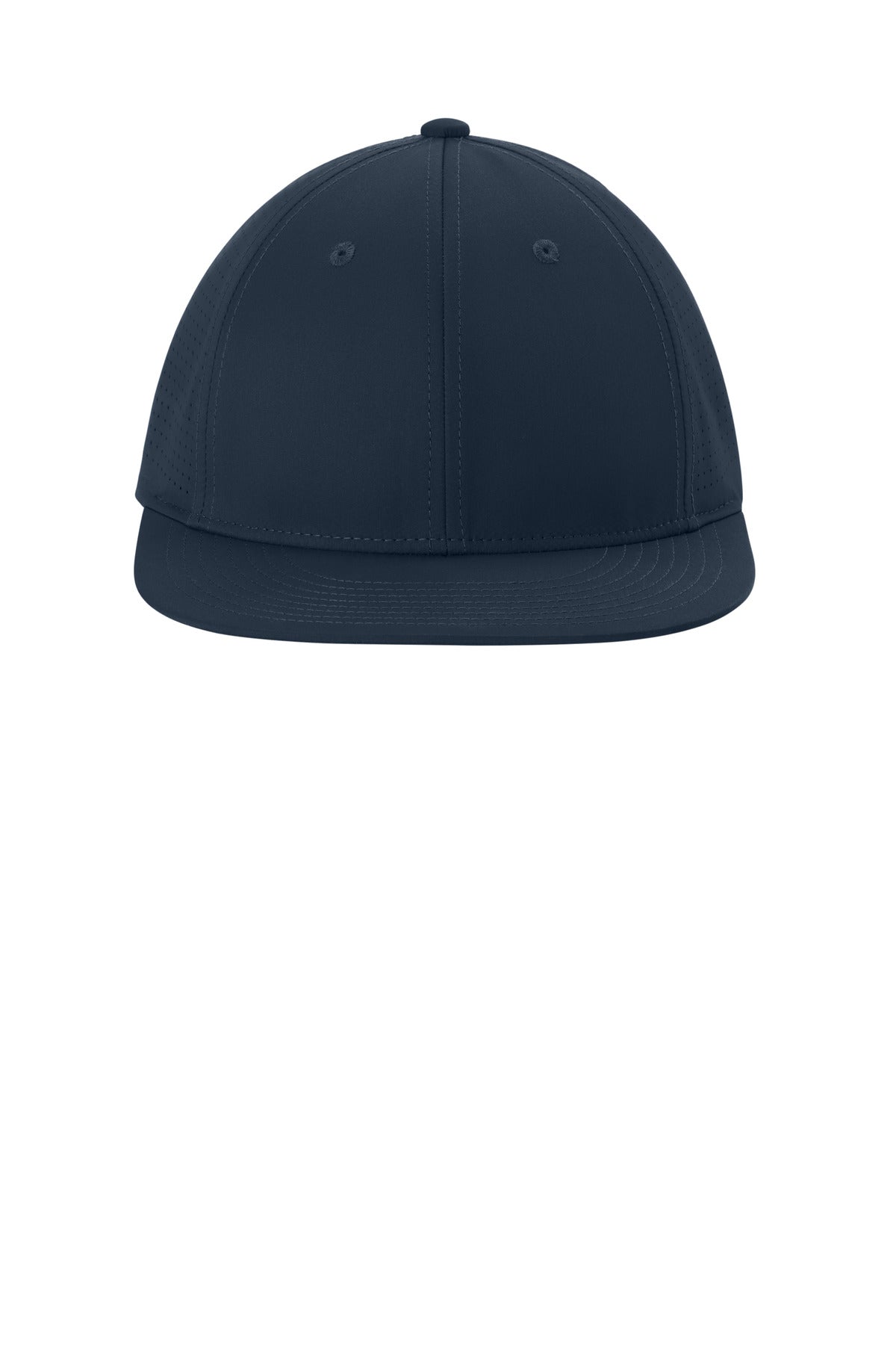 Front View of TrueNavy Sport-Tek Pro-Cut Stretch-Tek Cap STC64