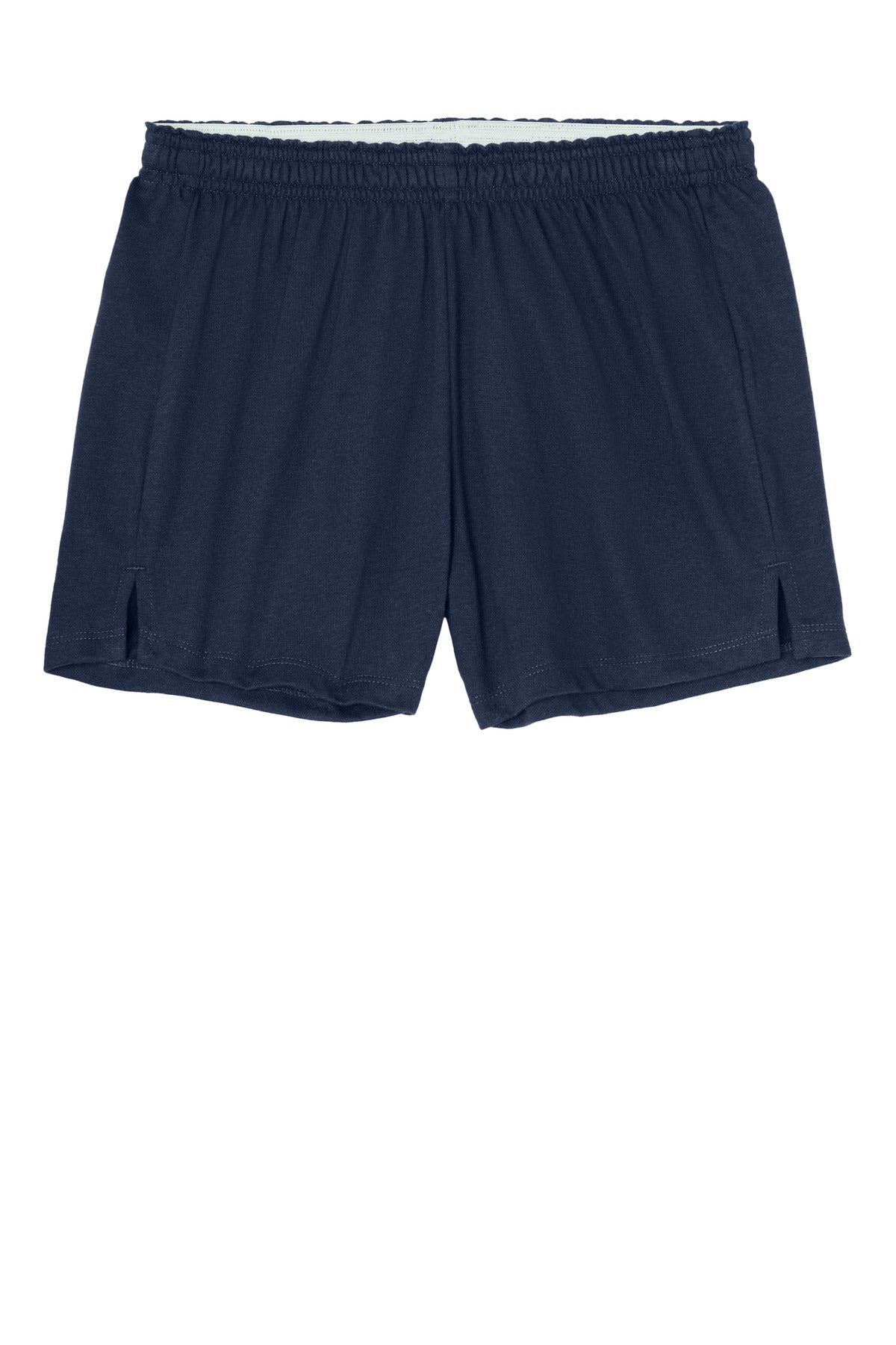 Front View of TrueNavy Sport-Tek Women's Jersey Knit Squad Short LST311