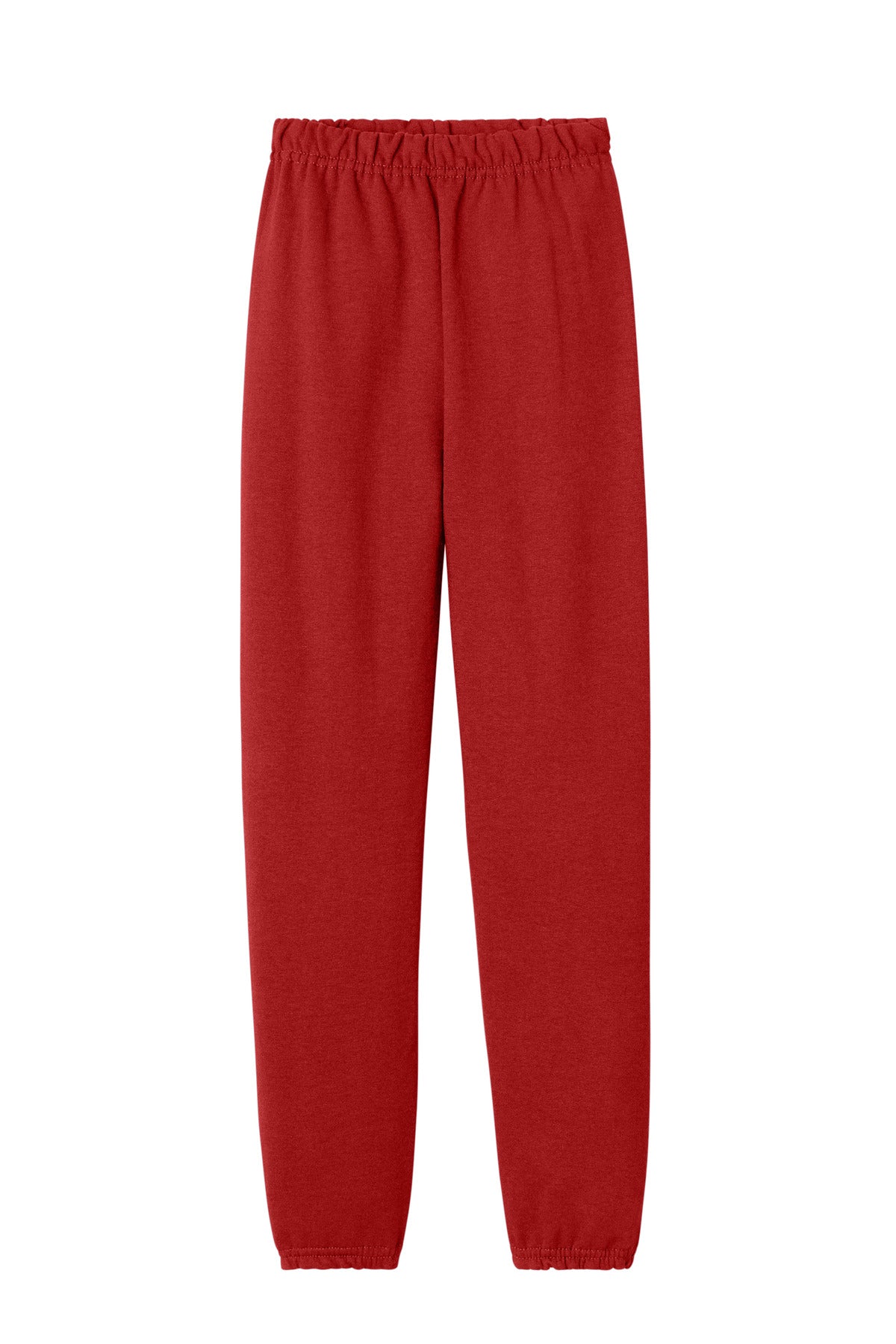 Front View of TrueRed Jerzees Youth NuBlend Sweatpant 973B
