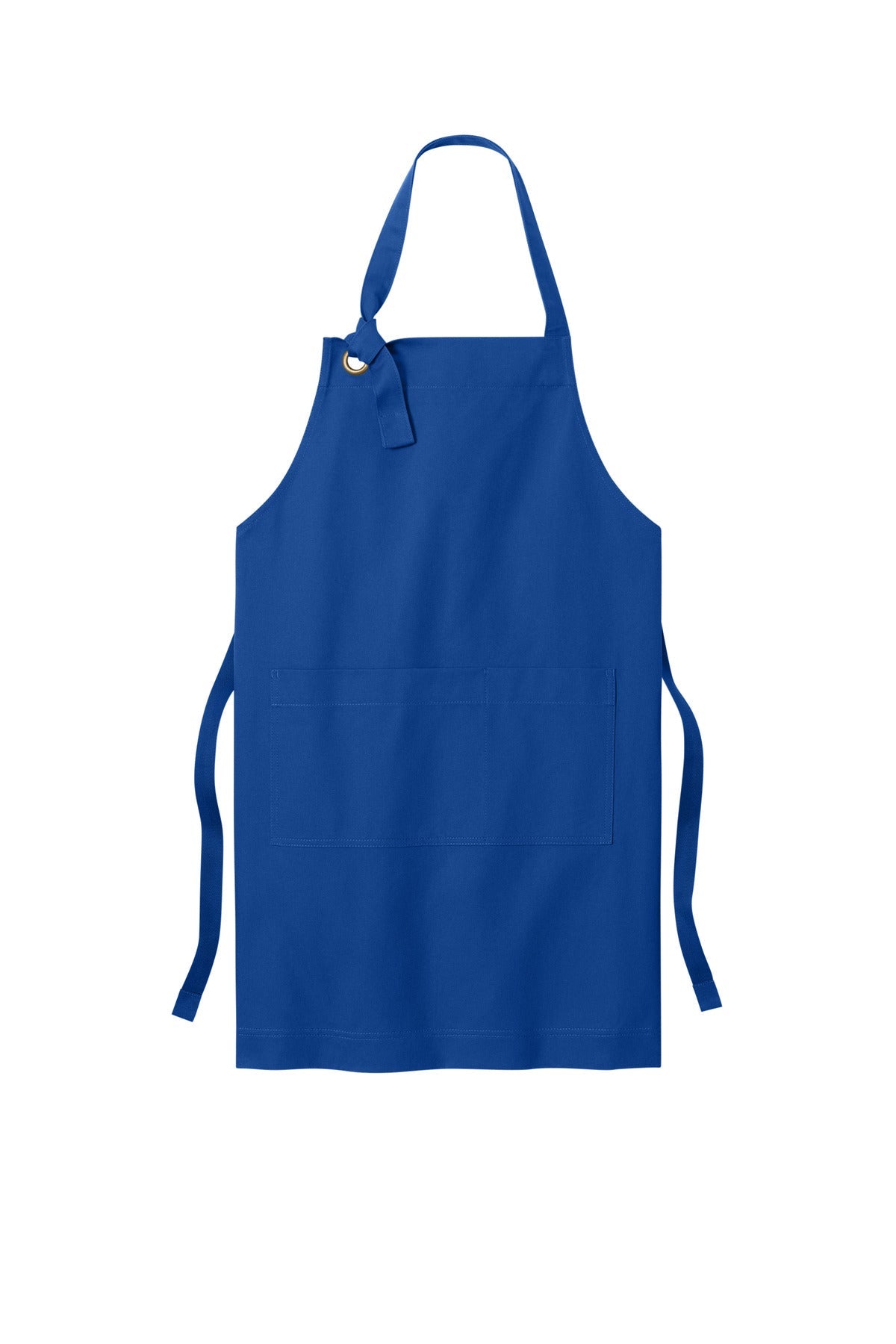 Front View of TrueRoyal Port Authority Signature Heavy Twill Bib Apron A900