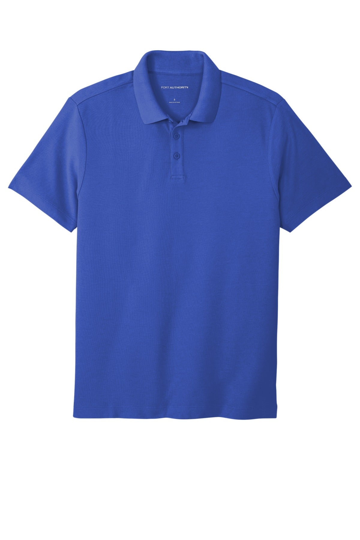 Front View of TrueRoyal Port Authority SuperPro React Polo. K810