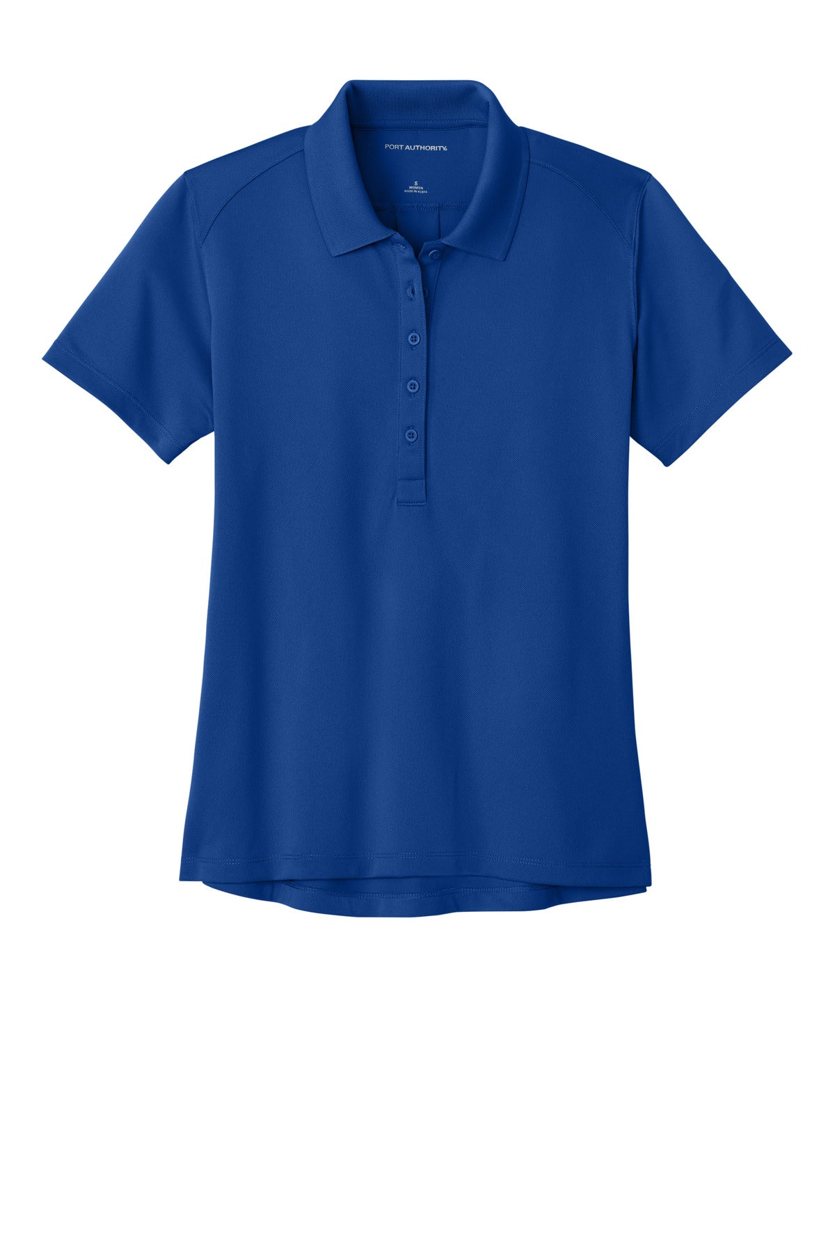 Front View of TrueRoyal Port Authority Women's Wearever Performance Pique Polo LK240