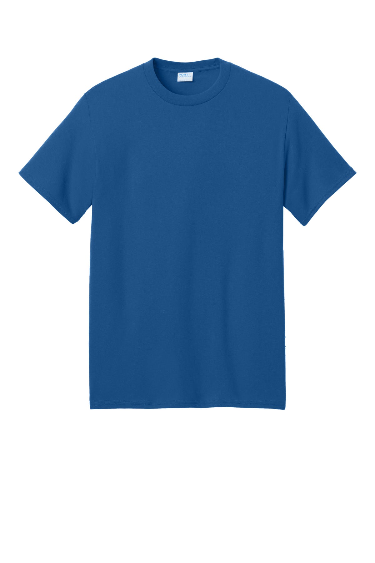 Front View of TrueRoyal Port & Co Core Blend Recycled Tee PC01