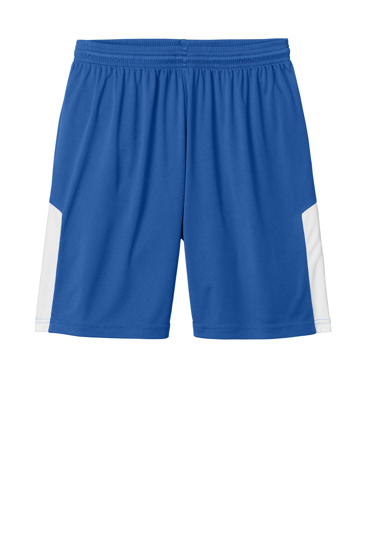 Front View of TRy/White Sport-Tek Competitor United 7" Short ST103
