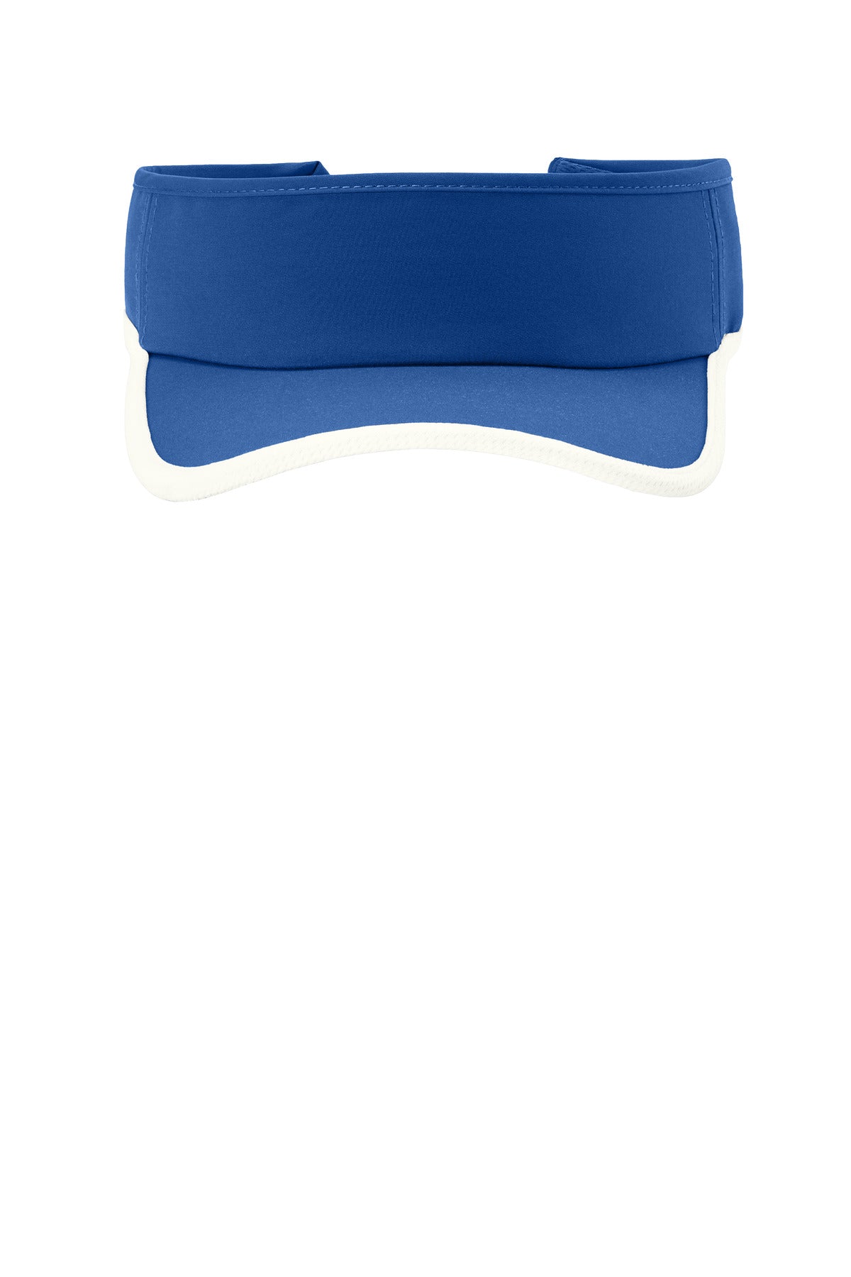 Front View of TRy/White Sport-Tek Repeat Visor STC57