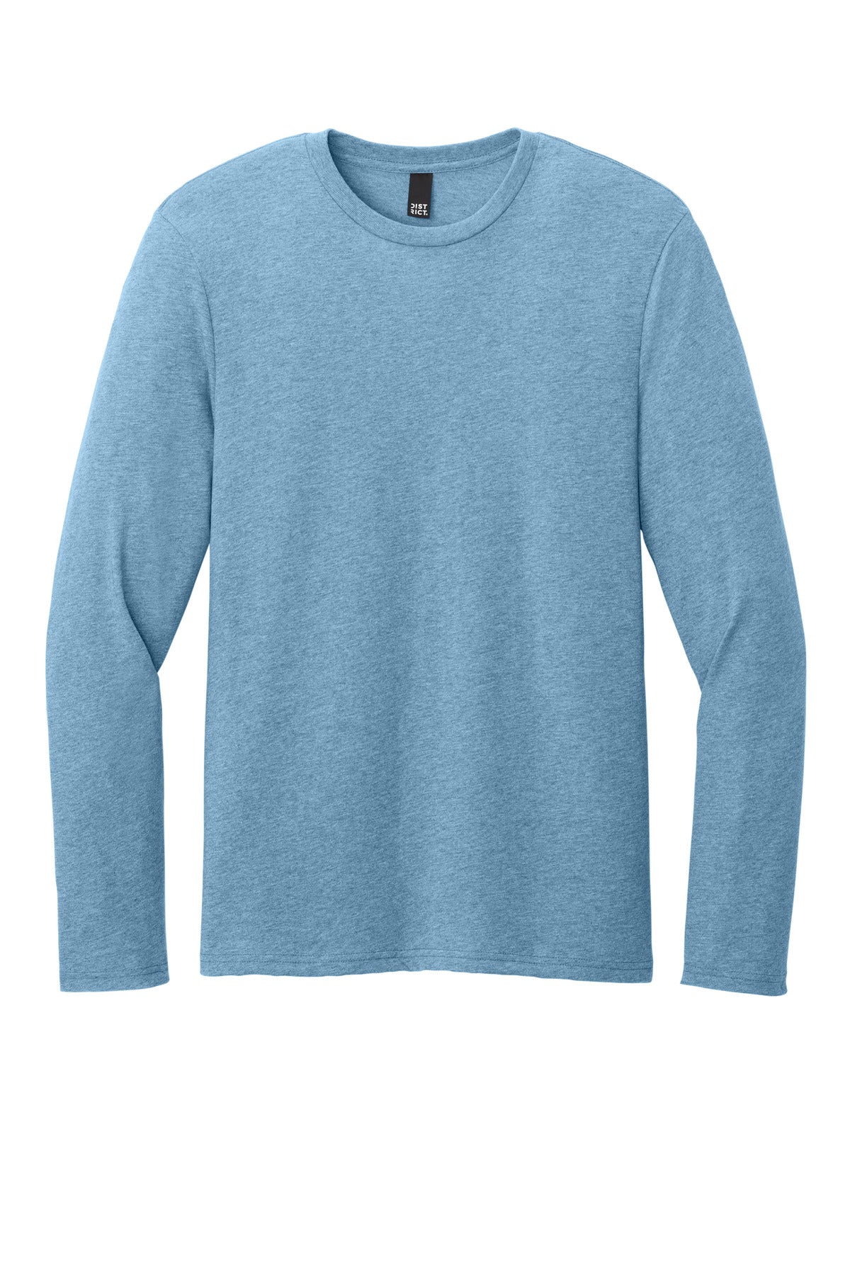 Front View of TundraBlHt District Perfect Weight CVC Long Sleeve Tee DT185