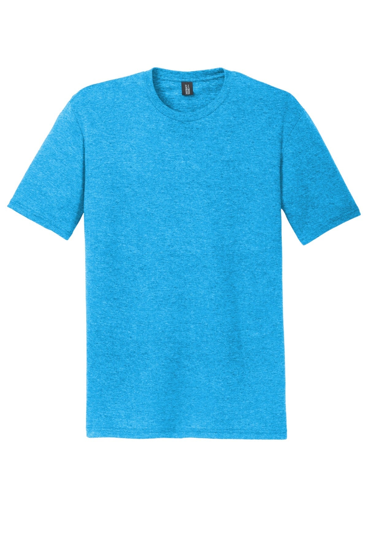 Front View of TurqFrost District Perfect Tri DTG Tee DM130DTG
