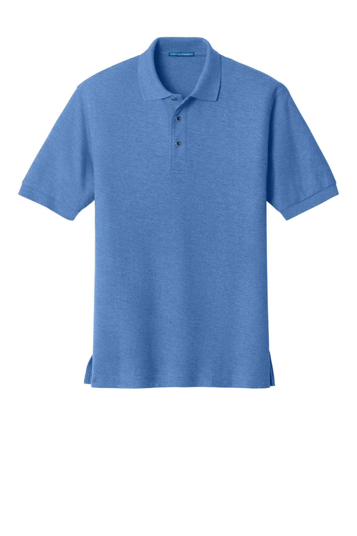 Front View of UltramarineBlu Port Authority Extended Size Silk Touch Polo K500ES