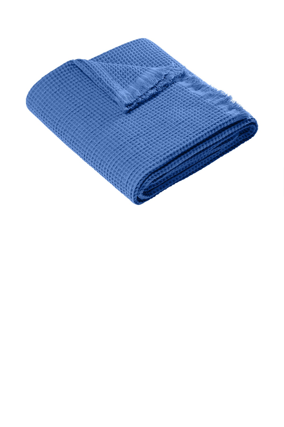Front View of UltramrnBl Port Authority Waffle Throw BP92