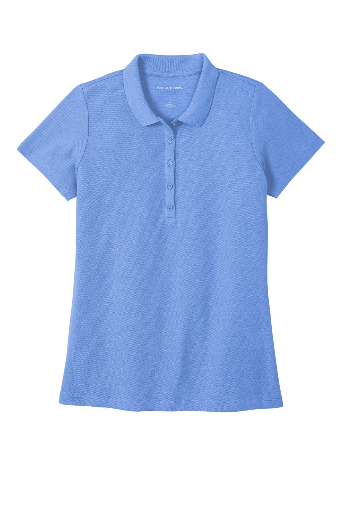 Front View of UltramrnBl Port Authority Women's SuperPro React Polo. LK810