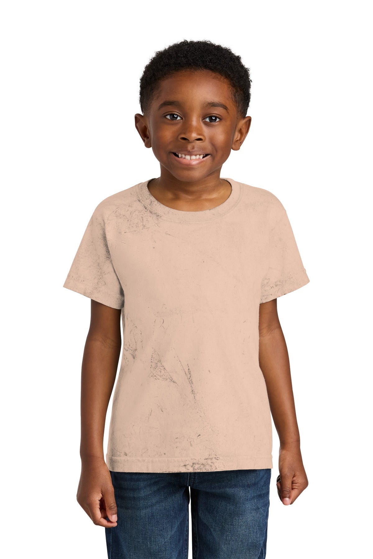 Front View of Umber Comfort Colors Youth Heavyweight Color Blast Tee 1745Y