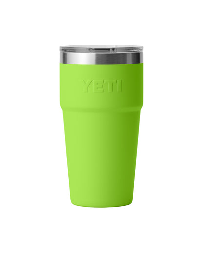 Front View of VENOM Rambler® 20 oz Stackable Cup with MagSlider™ Lid plain