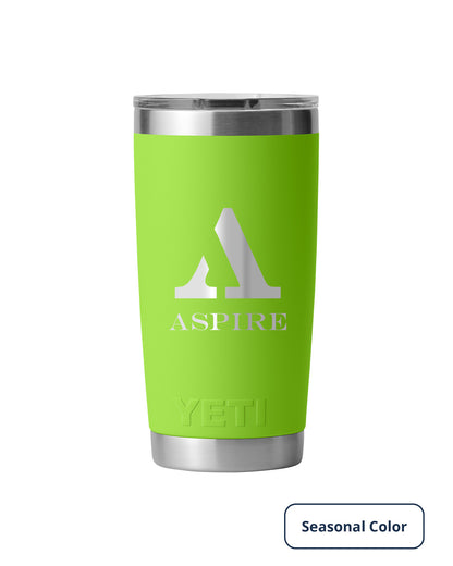 Front View of VENOM Rambler® 20 oz Tumbler MagSlider™ Lid