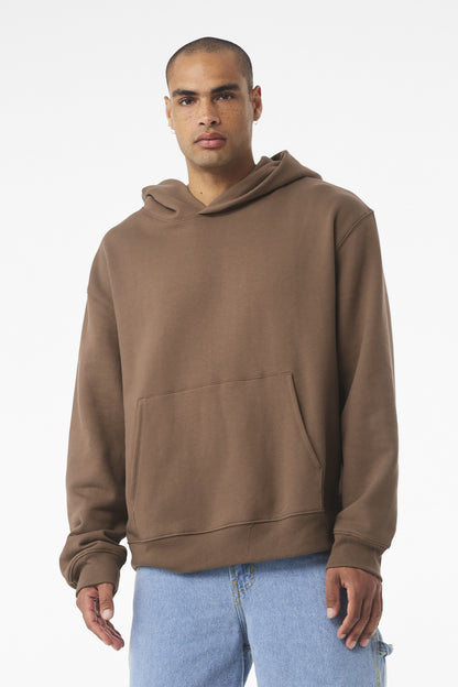 Front View of VintageBrn BELLA+CANVAS Unisex 10-Ounce Heavyweight Pullover Hoodie BC4719