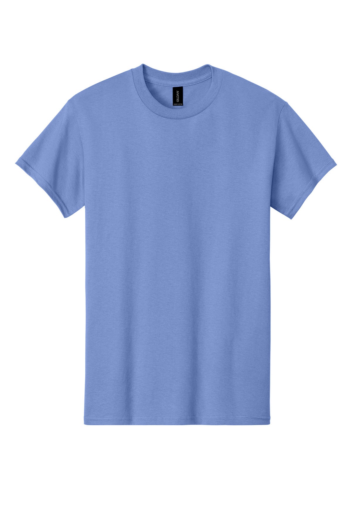 Front View of Violet Gildan - Heavy Cotton 100% Cotton T-Shirt. 5000