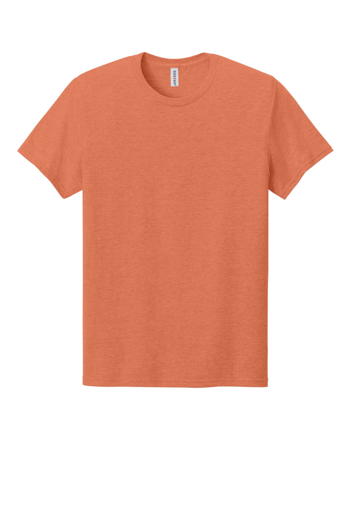Front View of VtgHtrOrge Jerzees Premium Blend Ring Spun T-Shirt 560M
