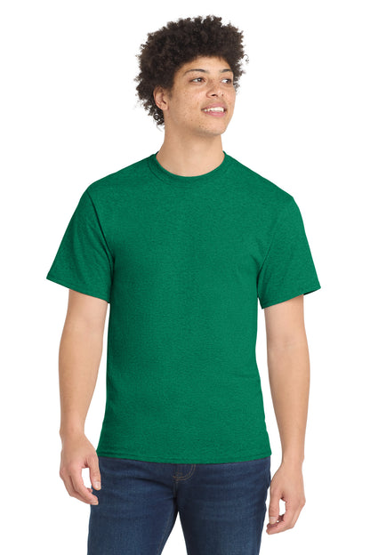 Front View of VtgKelly Port & Co Core Blend Tee. PC55